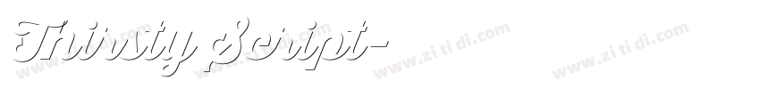 Thirsty Script字体转换 Thirsty Script字体转换